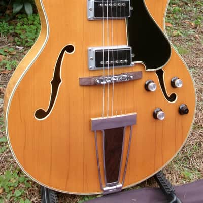 Yamaha AE-11 1969-1970 - Natural Lacquer+Original Hard Case image 3