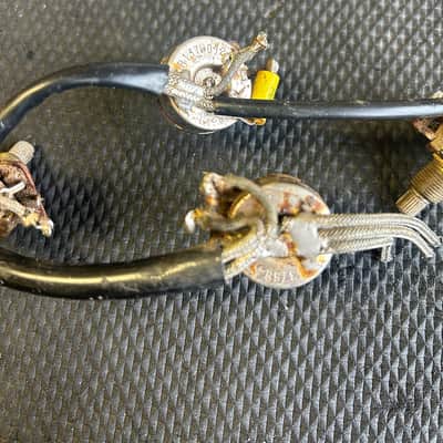 1988-90 Gibson Les Paul Pots-Input Jack Wiring Harness image 3