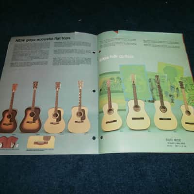 Vintage 1971 Goya Guitar Catalog! Rare, Original! Rangemaster! image 4