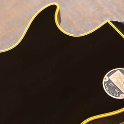 MINTY! 2021 Gibson Custom Shop Les Paul Custom Black Ebony w/ Ebony Board Custom Order Nickel Hardware + COA OHSC image 15