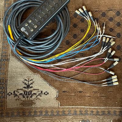 Pro Co SMA1604FBQ-50 SMA Series 16x4 Stage Snake with 1/4 inch Returns - 50 foot image 1
