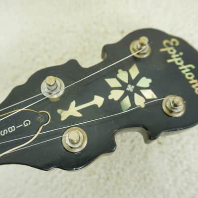 Vintage Epiphone 5-String Resonator Banjo w/ Hard Case image 10