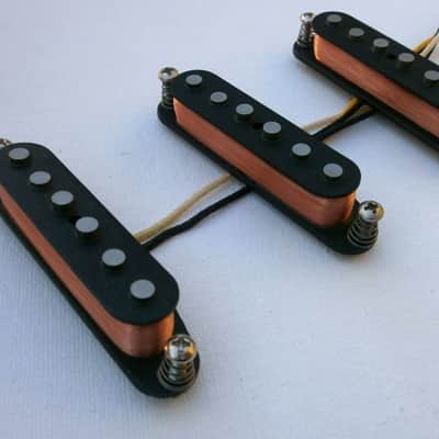 Stratocaster A5 Guitar Pickups SET Gilmour Black Strat Hand Wound Strat Q pickups Pink Floyd David image 3