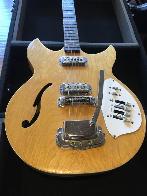 Harmony Rebel w/ Mustache Gold Foil Pickups image 1