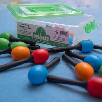 Meinl Nino Molded ABS Egg Maraca Set Bild 2