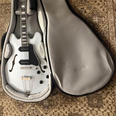 Eastman T64-T-IBM Eastman T64-T Hollow-Body Ice Blue Metallic w/ Gig Bag & Free Pro Setup image 15