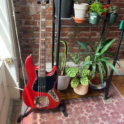Fender Jazz Bass 1978 - Red Translucent image 5