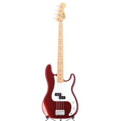Fender Certified Pre-Owned Standard Precision Bass, Maple Fingerboard, White Pickguard, Candy Cola (O7) (13416) image 5