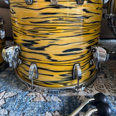 Ludwig Classic Maple Downbeat 3-Piece Shell Pack – Lemon Oyster – 20/12/14 – Mint image 13