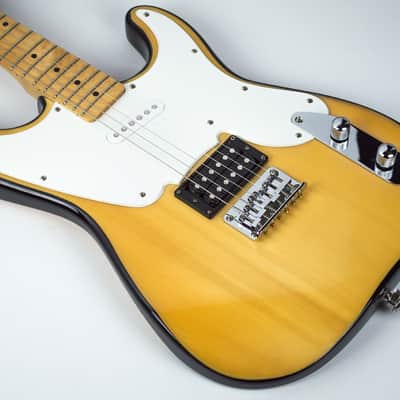 ONE of a KIND! Squier '51 Stratocaster/Telecaster/Precision Hybrid, Blonde/Black sides +CASE image 3