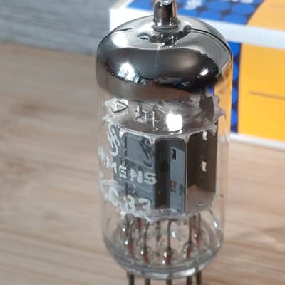 Very rare 1965 NOS NIB Siemens 12AX7 ecc83 super strong great tone !!! Best Philips Mullard substitute !. image 6
