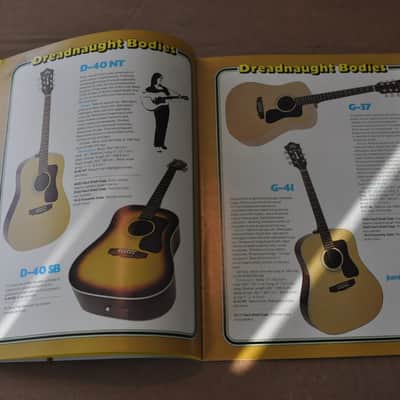 Guild flat-top and classic guitars vintage catalog booklet brochure. 1976? image 4