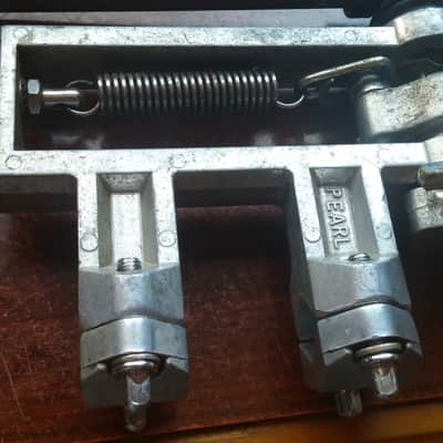 VINTAGE Pearl P850 P880 80S 90s Double Bass Pedal Adapter Converter / Shaft Slave PEDAL Foot Board image 2