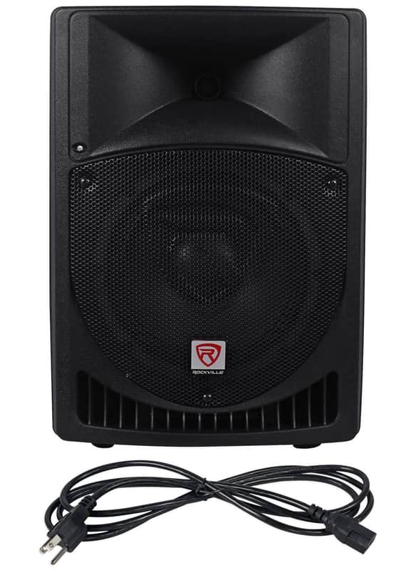 Rockville RPG8 8 Powered Active 400 Watt 2-Way DJ PA Speaker System image 1