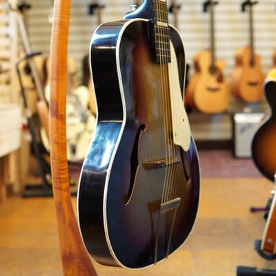 Lee Gibbs USA Concertone Archtop Acoustic Guitar Late 1950s Gold Burst w/Chipboard Case image 2