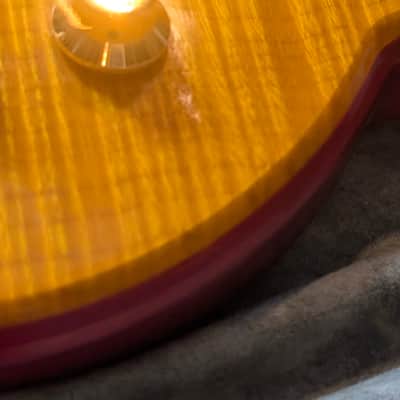 Vaccaro Groove Jet USA Aluminum Neck Custom Shop Flame Maple Gold Hardware Signed Kramer image 6