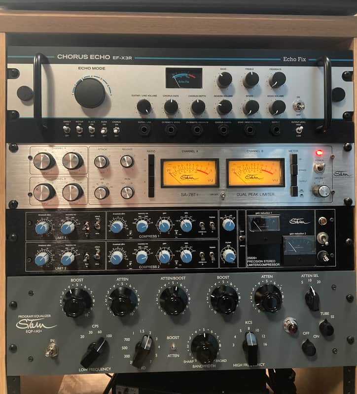 Stam Audio 25609+ Rackmount Stereo VCA Bus Compressor 2025 - Present - Black image 1