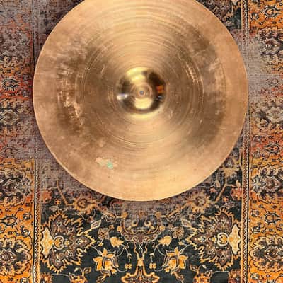 VIDEO! BIG Light Vintage Zildjian 22" Light Crash Ride 2613 g Complex Full Crash image 2