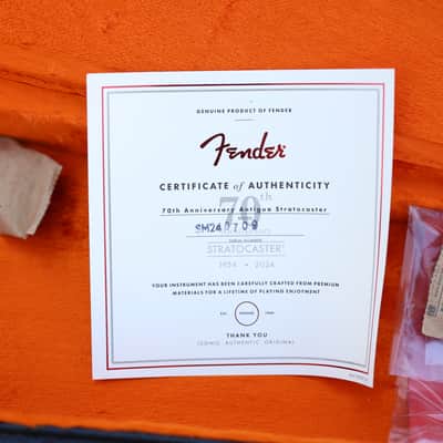 Fender 70th Anniversary Vintera II Stratocaster - Antigua image 11