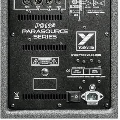 Yorkville PS18SF | 18" 1200W Powered Subwoofer with Flypoints for Installation.  Brand New! image 2