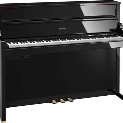 Mint Roland LX17 Digital Piano Polished Ebony floor model image 1