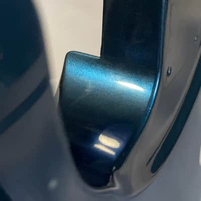 2000's Japan Jackson DKMGT Dinky Arched Top Metallic Blue Guitar Body Hard Tail image 23