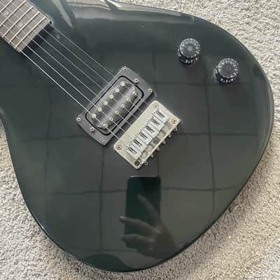 FirstAct Electric Guitar in Black, Basswood Body and Maple Neck, Rosewood Fretboard 22 Frets, Single Humbucker Pickup image 6
