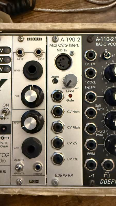 Doepfer A-190-2 MIDI CV/Gate Interface 2010s - Silver image 1