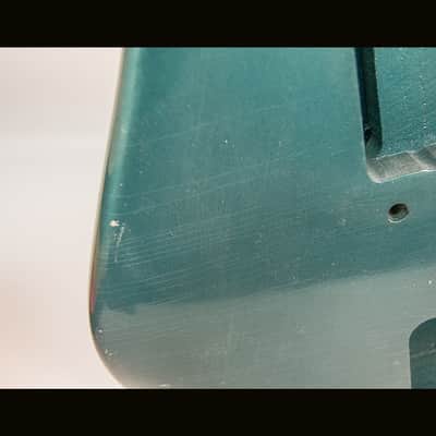 Guitar Mill Jazz-Style Body / Swamp Ash / 3 lbs. 11 oz. / Nitrocellulose 'Sherwood Green'/ Light Relic (#GIN-4137) image 4