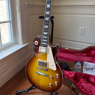 2025 Gibson Les Paul Standard 60s Figured Top - Iced Tea Burst image 4