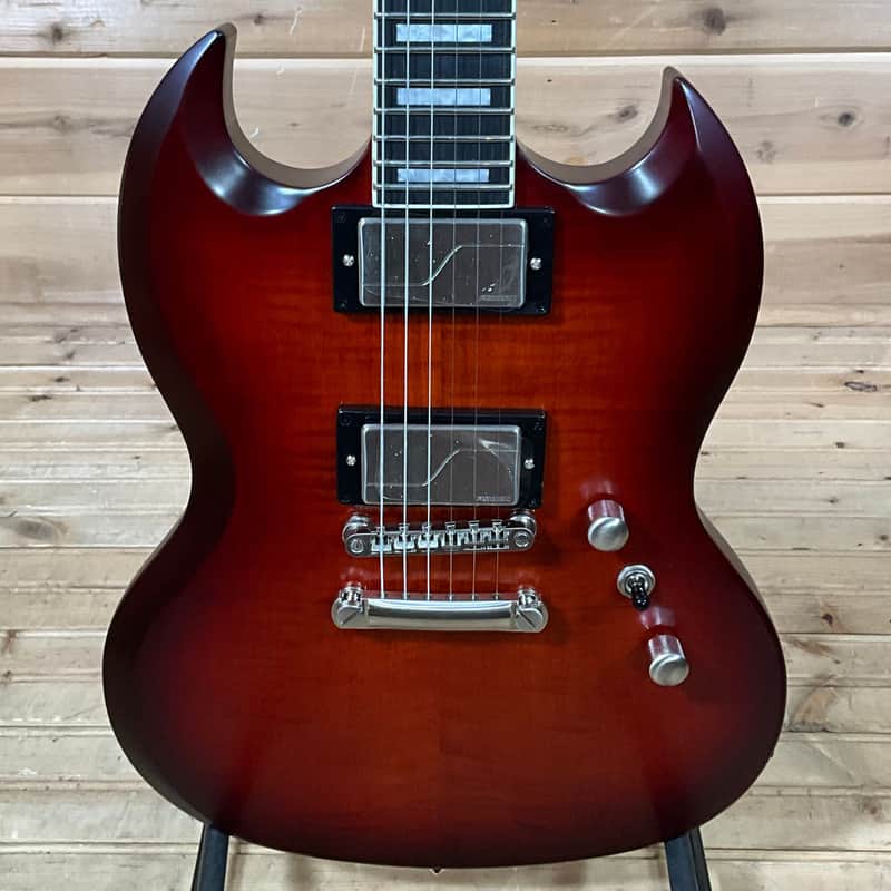 Epiphone SG Prophecy Electric Guitar - Aged Bengal Tiger Burst image 1
