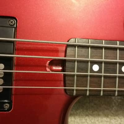 Aria Pro II RSB 80's RED bass guitar image 12