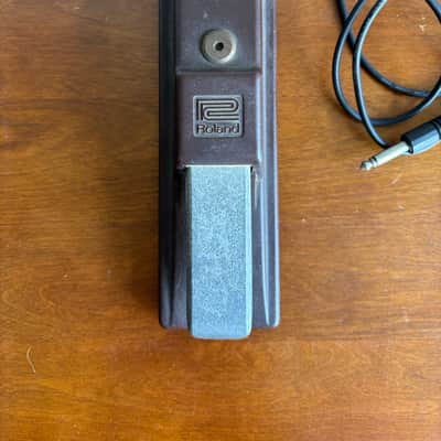 Vintage 1980s Brown Roland Expression Sustain Foot Pedal image 4