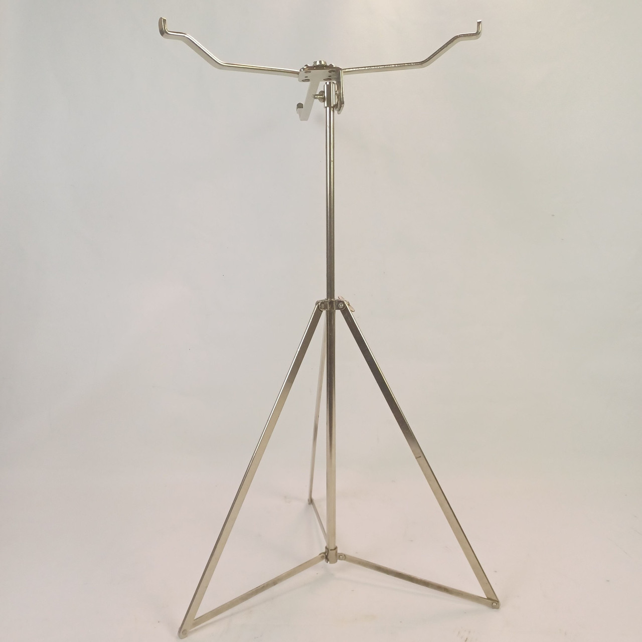 Ludwig #331 Snare Drum Stand Vintage 40s Nickel USA Professional Model Chicago — main photograph