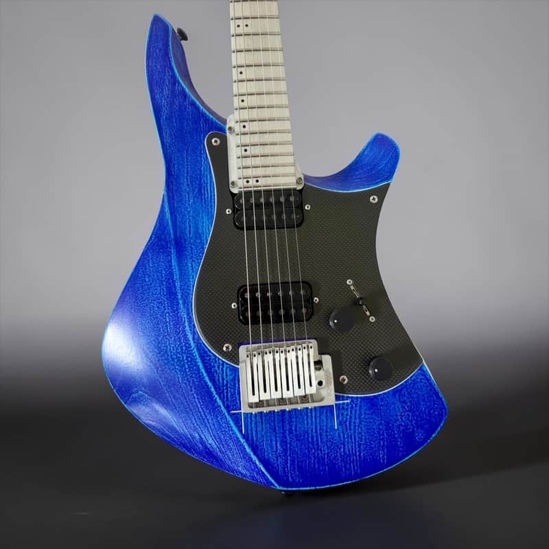Rick Toone Spearfish "Blueprint" 2025 w/tremolo- Custom Blueprint Stain image 1