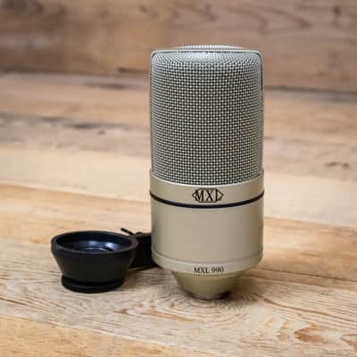 MXL 990 Studio Condenser Microphone w/ Mic Clip Voice Vocal Mike U283295 image 1