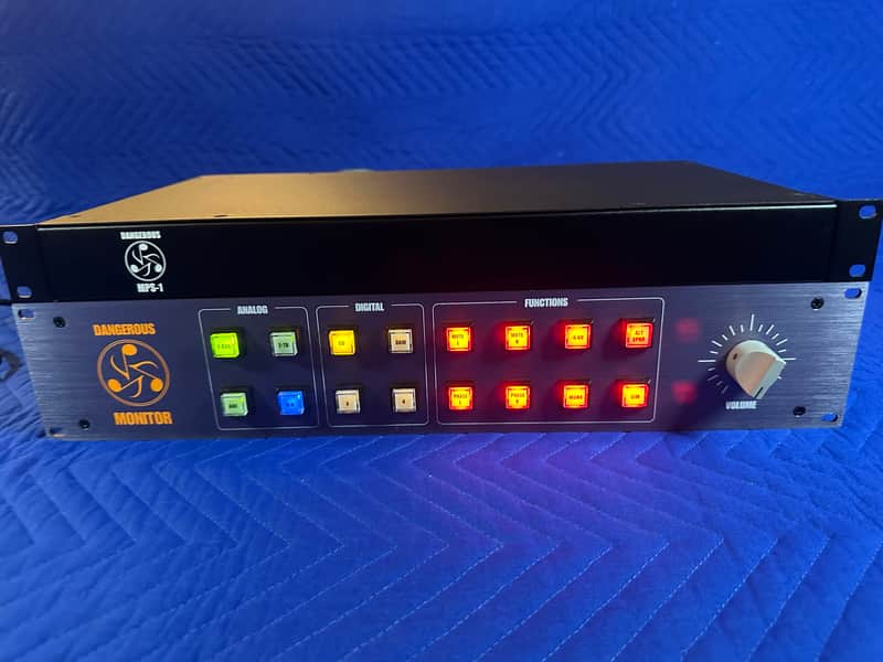 Dangerous Music MONITOR + MPS-1 Power Supply – Purple Face 2008 - Purple image 1