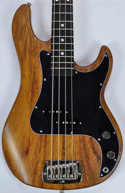 G&L LB-100 USA Custom Monkey Pod Bass in Natural Satin image 1