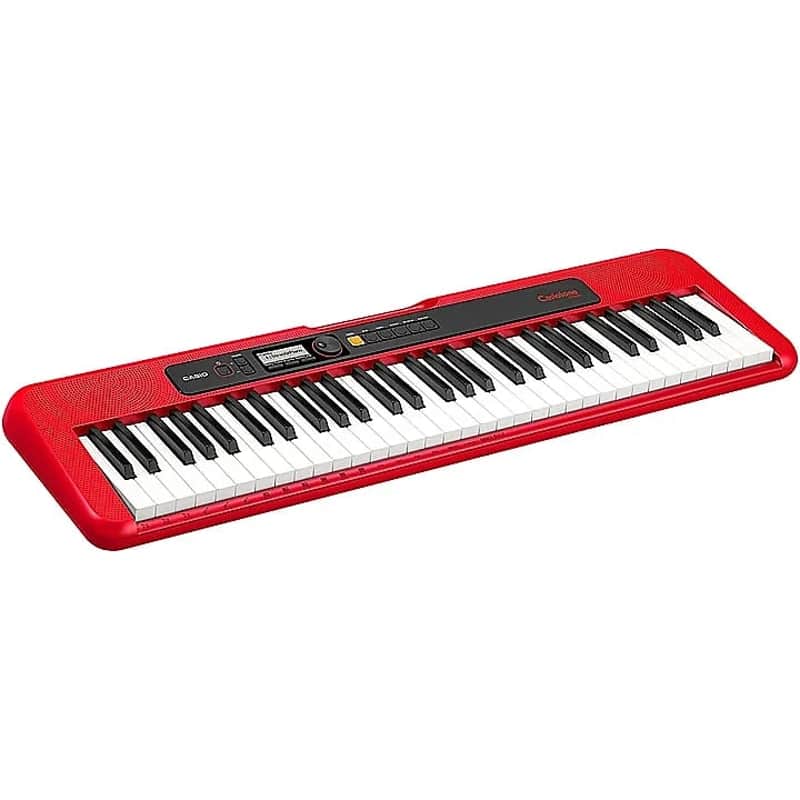 Casio CT-S200 Casiotone 61-Key Portable Keyboard - Red image 1