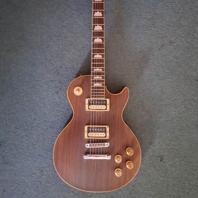 Vintage 1974 Lincoln Les Paul Custom "Natural Exotic Wood" Maxon Super 70's OHSC Matsumoku image 2