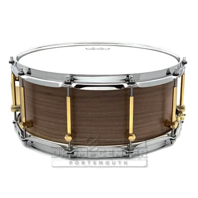 Noble & Cooley Solid Shell Classic Walnut Snare Drum 14x6 Natural Oil image 2