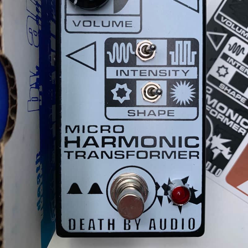 2014 – 2023 Death By Audio Micro Harmonic Transformer Fuzz White