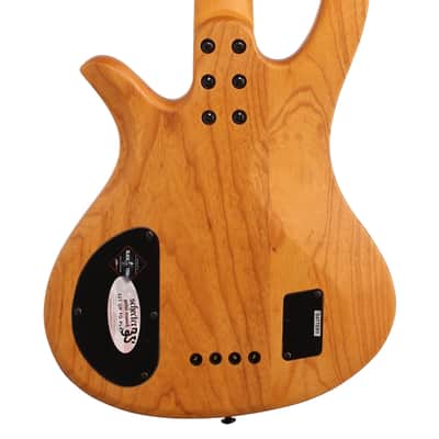 Schecter Riot 4 Session Bass Guitar Aged Natural Satin image 6