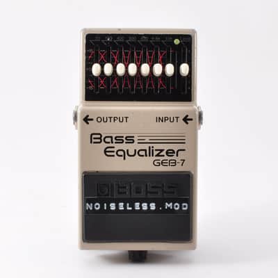 Boss GEB-7 Modified Noiseless For Bass Equalizer Pedal Made in Taiwan 2007 Mod Used From Japan #GV85848 image 2