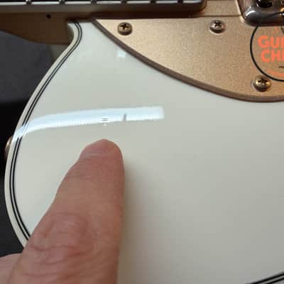 2012 Fender MIJ TN72G Thinline Super Deluxe Telecaster Olympic White Gold Hardware Japan w/ HSC Bild 12