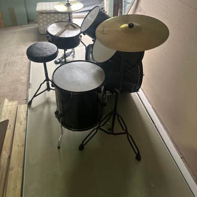 Rocket Music A rocket star 2018 - 5 Piece 22in Drum Kit In Black image 7