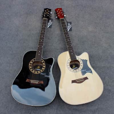 Swift Horse SH-413-Black Acoustic Guitar image 2