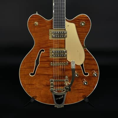 Gretsch Electromatic Limited Broadkaster Flame Okoume - Roundup Orange image 2