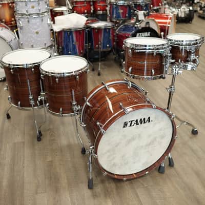 Like New Tama Star Bubinga 5-Pc Shell Pack 10/12/14/16/22 (Limited Edition Natural Rosewood) image 2