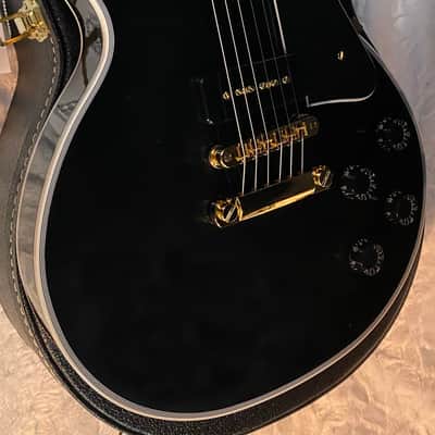 NEW! Gibson Les Paul Custom - Dealer Select - P90 Pick-Ups - VOS Ebony Finish - Custom Shop M2M - Authorized Dealer - 9.7 lbs - G07008 image 8